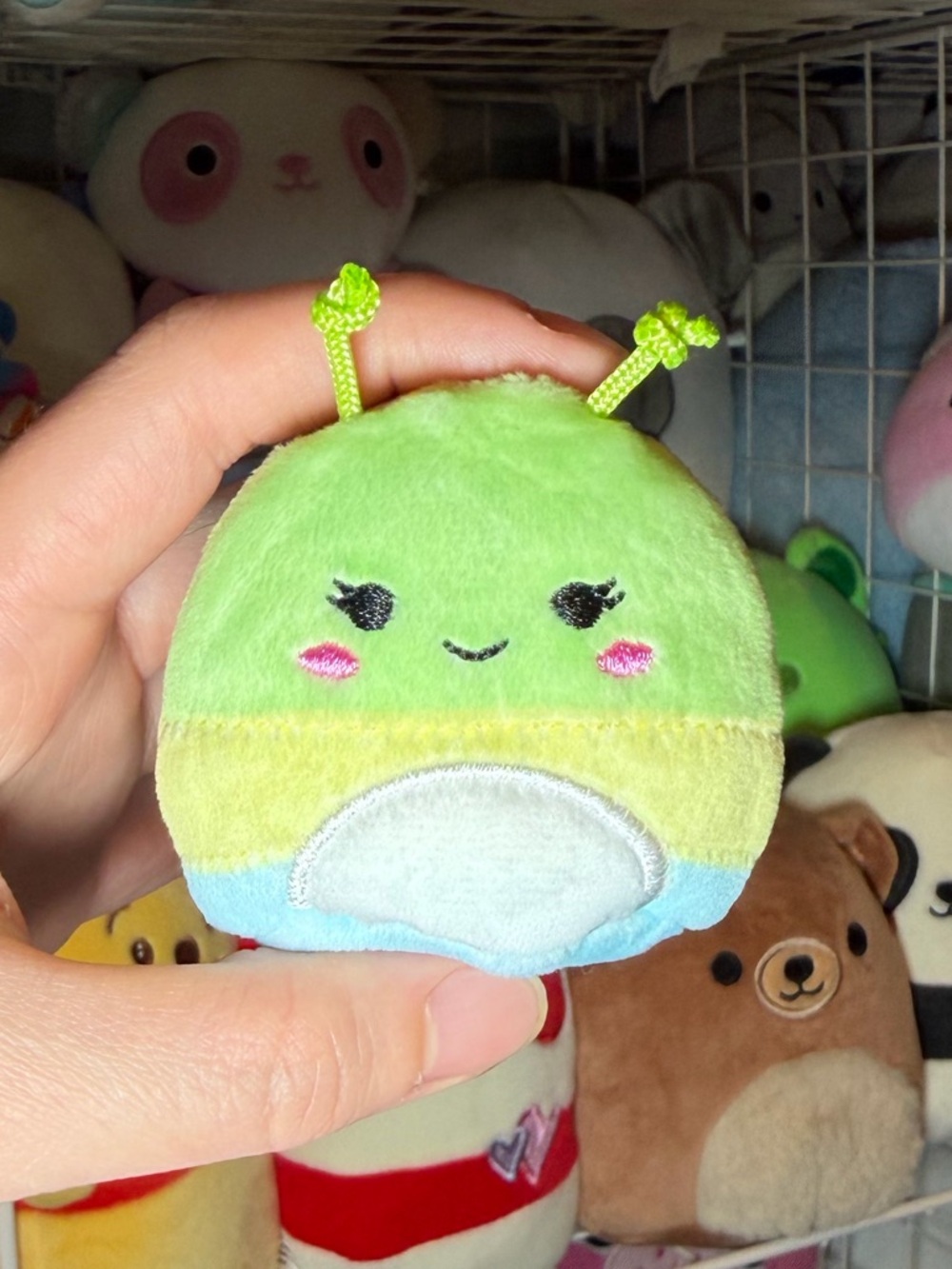 Squishmallows Squishville SV Rutabaga the Caterpillar 2” Stuffed Plush